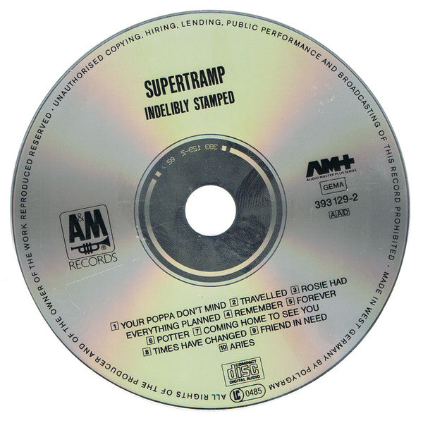 Supertramp : Indelibly Stamped (CD, Album, RE)