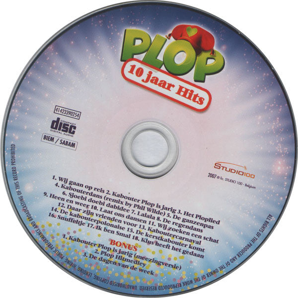 Kabouter Plop : 10 Jaar Hits (CD, Comp)