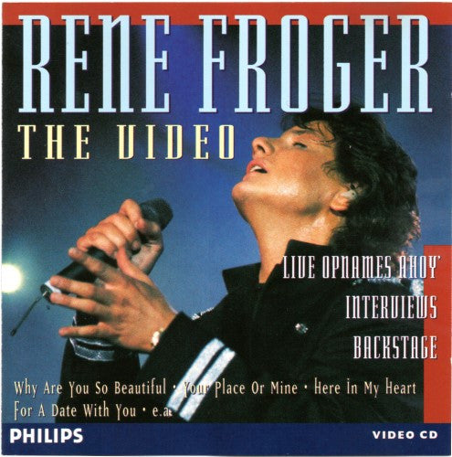 René Froger : The Video (VCD, Album, PAL)