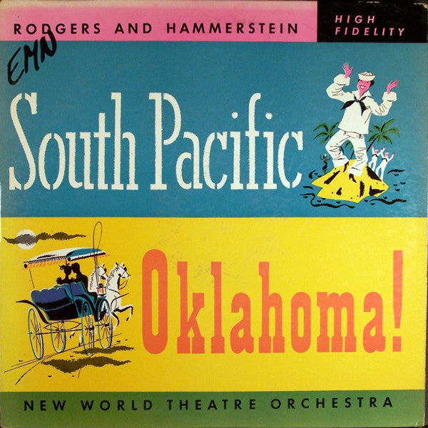 The New World Theatre Orchestra : South Pacific / Oklahoma (LP, Album, Mono)