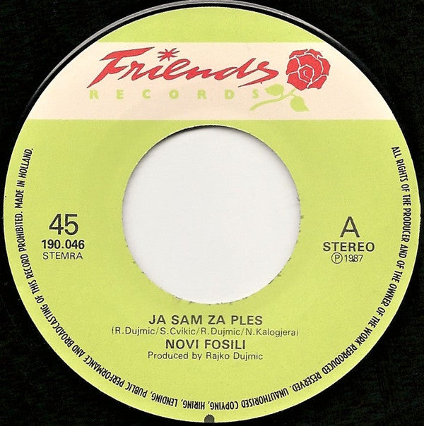 Novi Fosili : I Wanna Dance / Ja Sam Za Ples (7", Single)