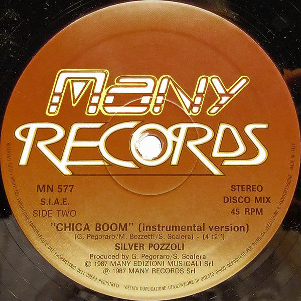 Silvio Pozzoli : Chica Boom (12", Maxi)