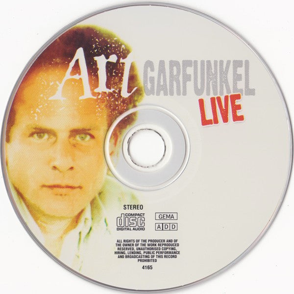 Art Garfunkel : Live (CD)