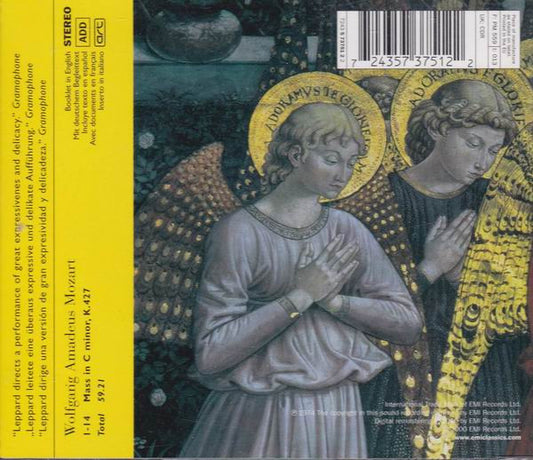 Wolfgang Amadeus Mozart / Ileana Cotrubas / Kiri Te Kanawa / Werner Krenn / Hans Sotin / John Alldis Choir / New Philharmonia Orchestra / Raymond Leppard : Mass In C Minor (CD, Album)