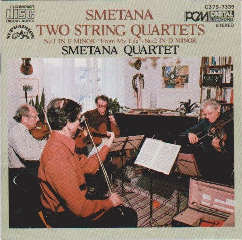 Smetana Quartet : Bedřich Smetana : Two String Quartets (CD, Album)