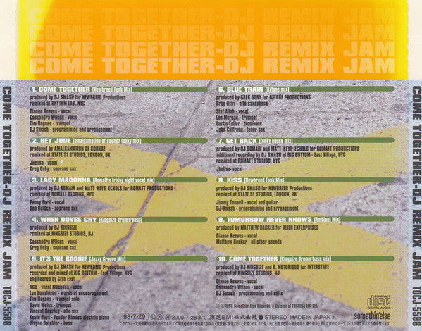 Bob Belden Project : Come Together - DJ Remix Jam (CD, Comp)
