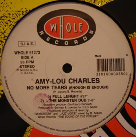 Amy Charles : No More Tears (Enough Is Enough) (12")