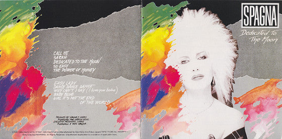 Ivana Spagna : Dedicated To The Moon (CD, Album)
