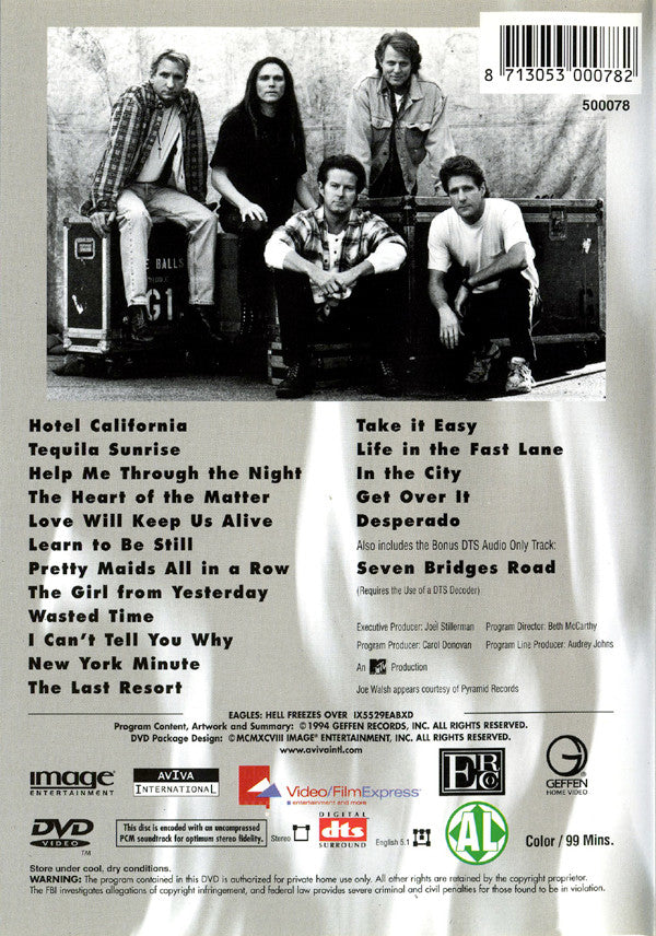 Eagles : Hell Freezes Over (DVD-V, PAL)