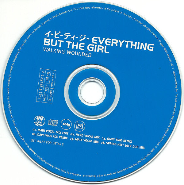 Everything But The Girl : Walking Wounded (CD, Single)