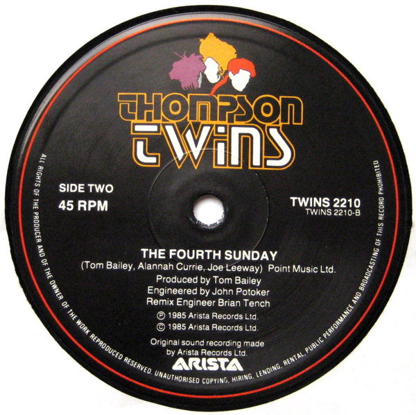 Thompson Twins : Revolution (Remix) (12", Single)
