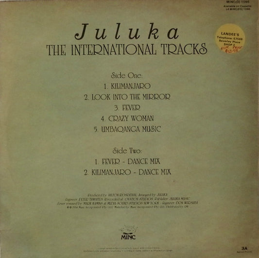 Juluka : The International Tracks (LP, Comp)
