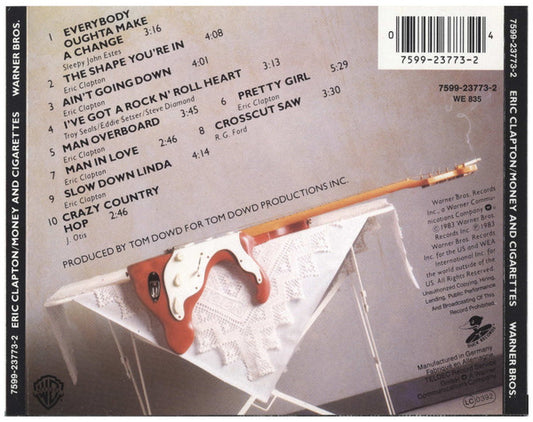 Eric Clapton : Money And Cigarettes (CD, Album, RE)