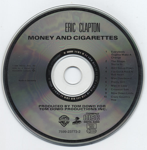 Eric Clapton : Money And Cigarettes (CD, Album, RE)