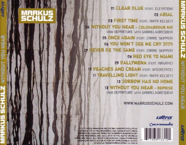 Markus Schulz : Without You Near (CD, Album)
