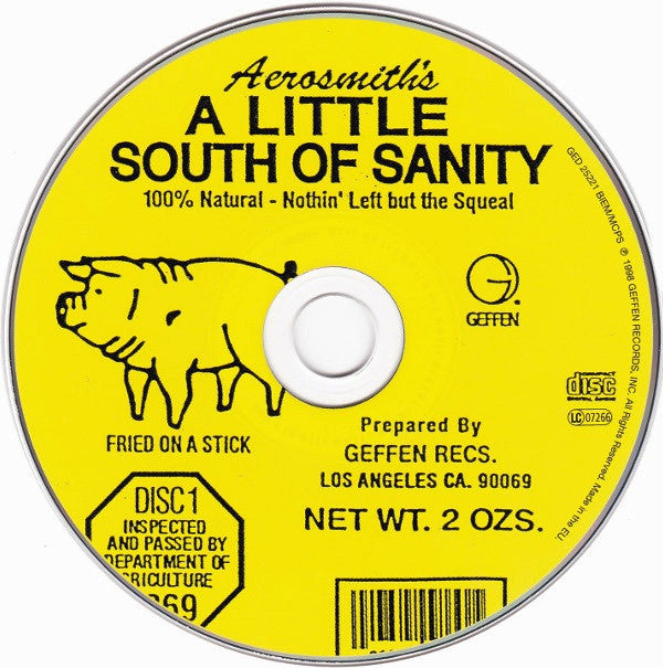 Aerosmith : A Little South Of Sanity (2xCD, Album, RE)
