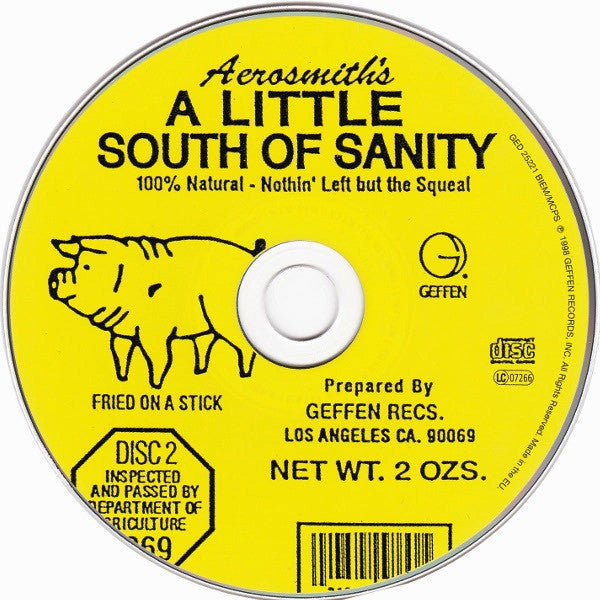 Aerosmith : A Little South Of Sanity (2xCD, Album, RE)