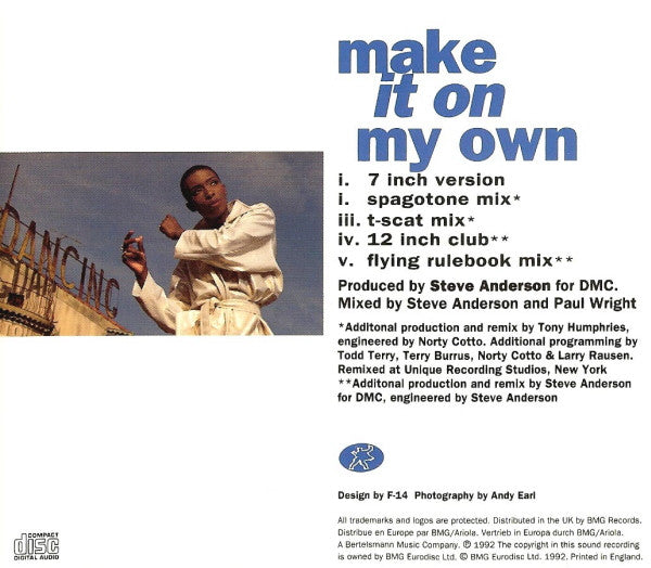 Alison Limerick : Make It On My Own (CD, Single)