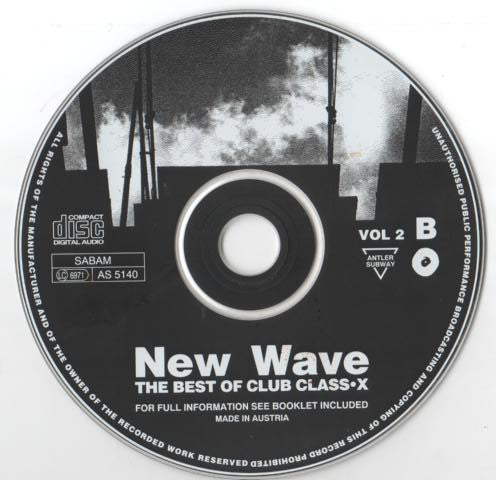 Various : The Best Of New Wave Club Class•X Vol. 2 (YY) (2xCD, Comp)