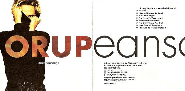 Orup : Orupeansongs (CD, Album)