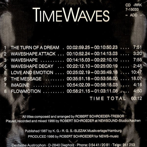 Robert Schröder : TimeWaves (CD, Album)