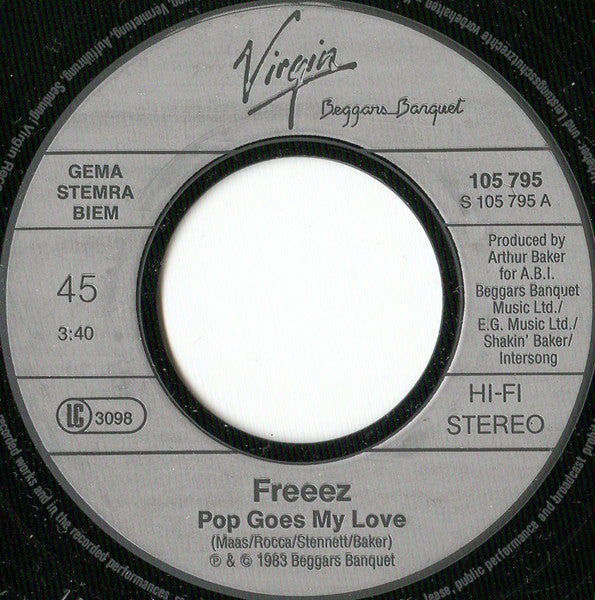 Freeez : Pop Goes My Love (7", Single)