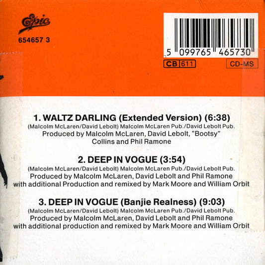 Malcolm McLaren And The Bootzilla Orchestra : Waltz Darling (CD, Mini, Maxi)
