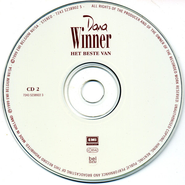 Dana Winner : Het Beste Van Dana Winner (2xCD, Comp)