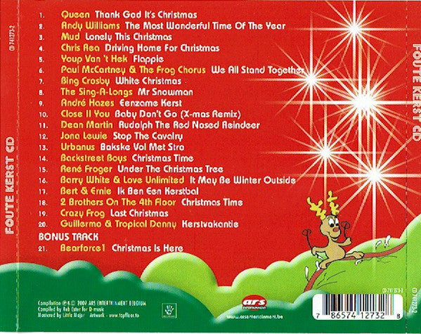 Various : Foute Kerst CD Van Q-Music (21 Foute Kerstsongs) (CD, Comp)
