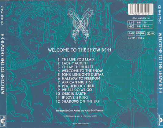 Barclay James Harvest : Welcome To The Show (CD, Album)