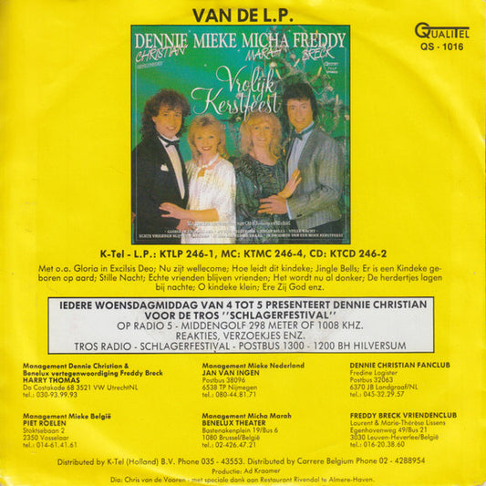 Dennie Christian, Mieke, Micha Marah : Echte Vrienden Blijven Vrienden (7", Single)