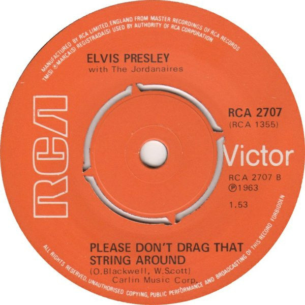 Elvis Presley : (You're The) Devil In Disguise (7", Single, RE, 4-p)