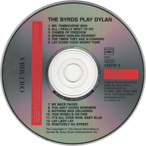 The Byrds : The Byrds Play Dylan (CD, Comp, RE)