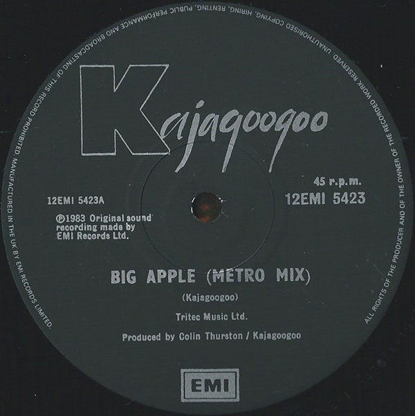 Kajagoogoo : Big Apple (12", Single)