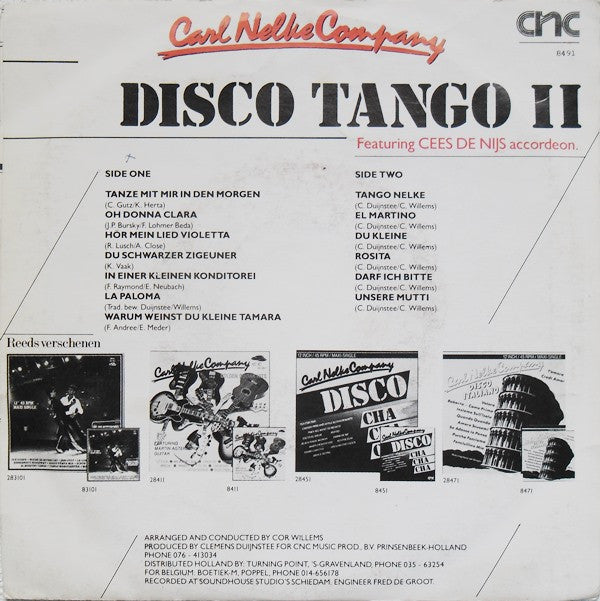 Carl Nelke Company Featuring Cees De Nijs : Disco Tango II (7")
