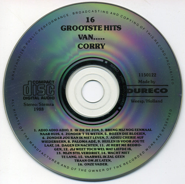 Corry Konings : 16 Grootste Hits Van Corry (CD, Comp)