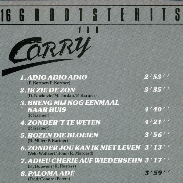 Corry Konings : 16 Grootste Hits Van Corry (CD, Comp)