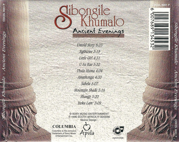 Sibongile Khumalo : Ancient Evenings (CD, Album)