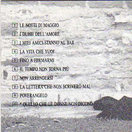 Fiorella Mannoia : Canzoni Per Parlare (CD, Album)