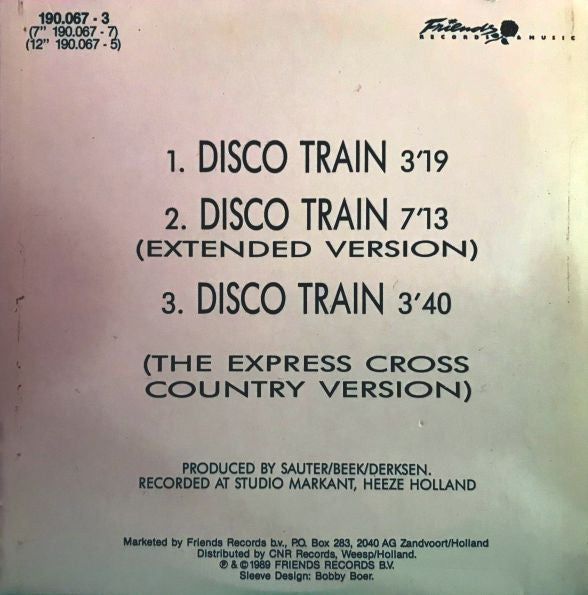 Dance Express : Disco Train ('89 Remix) (CD, Maxi)