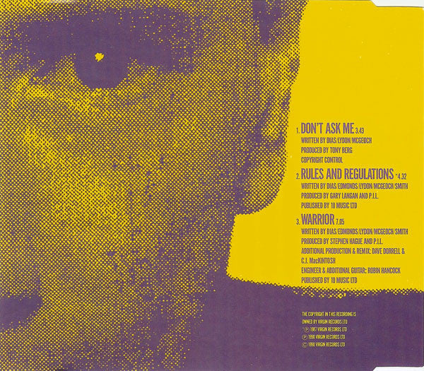 Public Image Limited : Don't Ask Me (CD, Single)