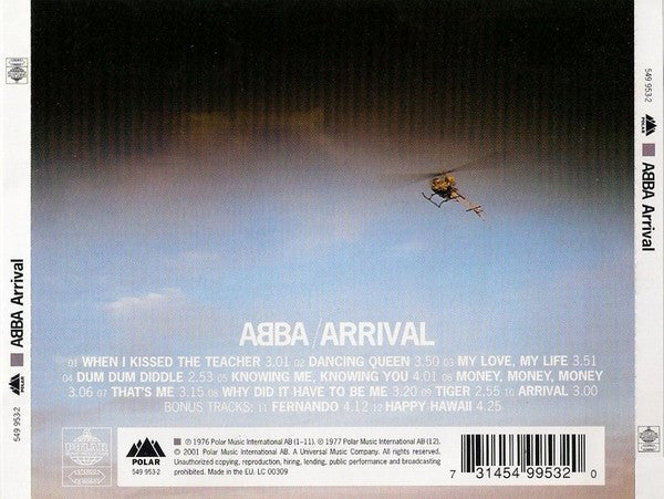 ABBA : Arrival (CD, Album, RE, RM)