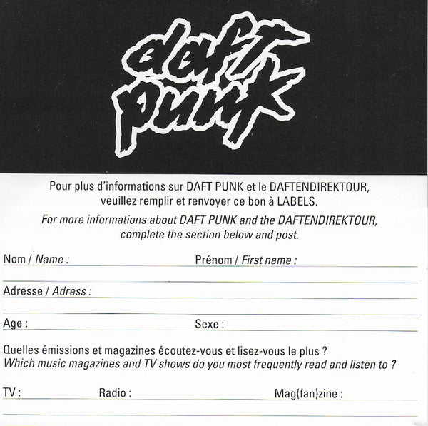 Daft Punk : Burnin' (CD, Single)
