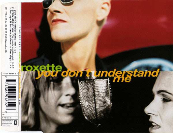 Roxette : You Don't Understand Me (CD, Maxi)