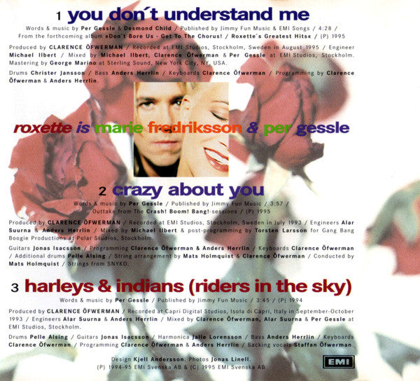 Roxette : You Don't Understand Me (CD, Maxi)