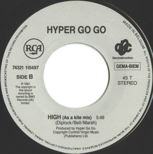 Hyper Go Go : High (7", Single)