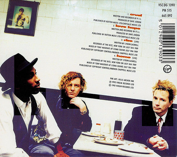 Public Image Limited : Cruel (CD, Single, Ltd, Num)