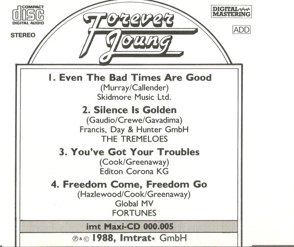 The Tremeloes / The Fortunes : Forever Young (CD, EP)