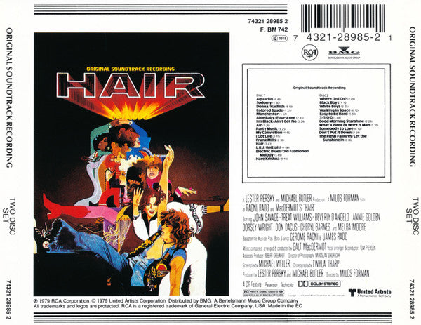 Galt MacDermot : Hair (Original Soundtrack Recording) (2xCD, Album, RE)
