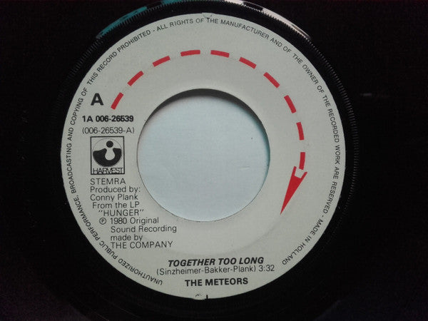 The Meteors : Together Too Long (7", Single)